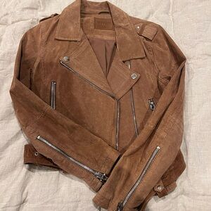 BLANK NYC Faux Suede Moto Jacket